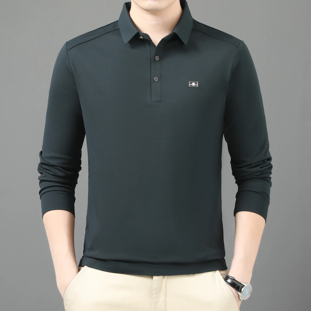 秋季新款高档男士长袖T恤时尚百搭打底T恤