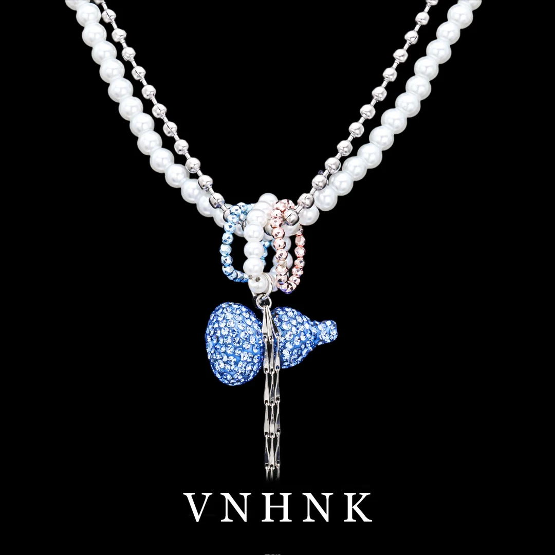 铜合金仿珍珠项链 美可儿   C298    白色时尚气质项链