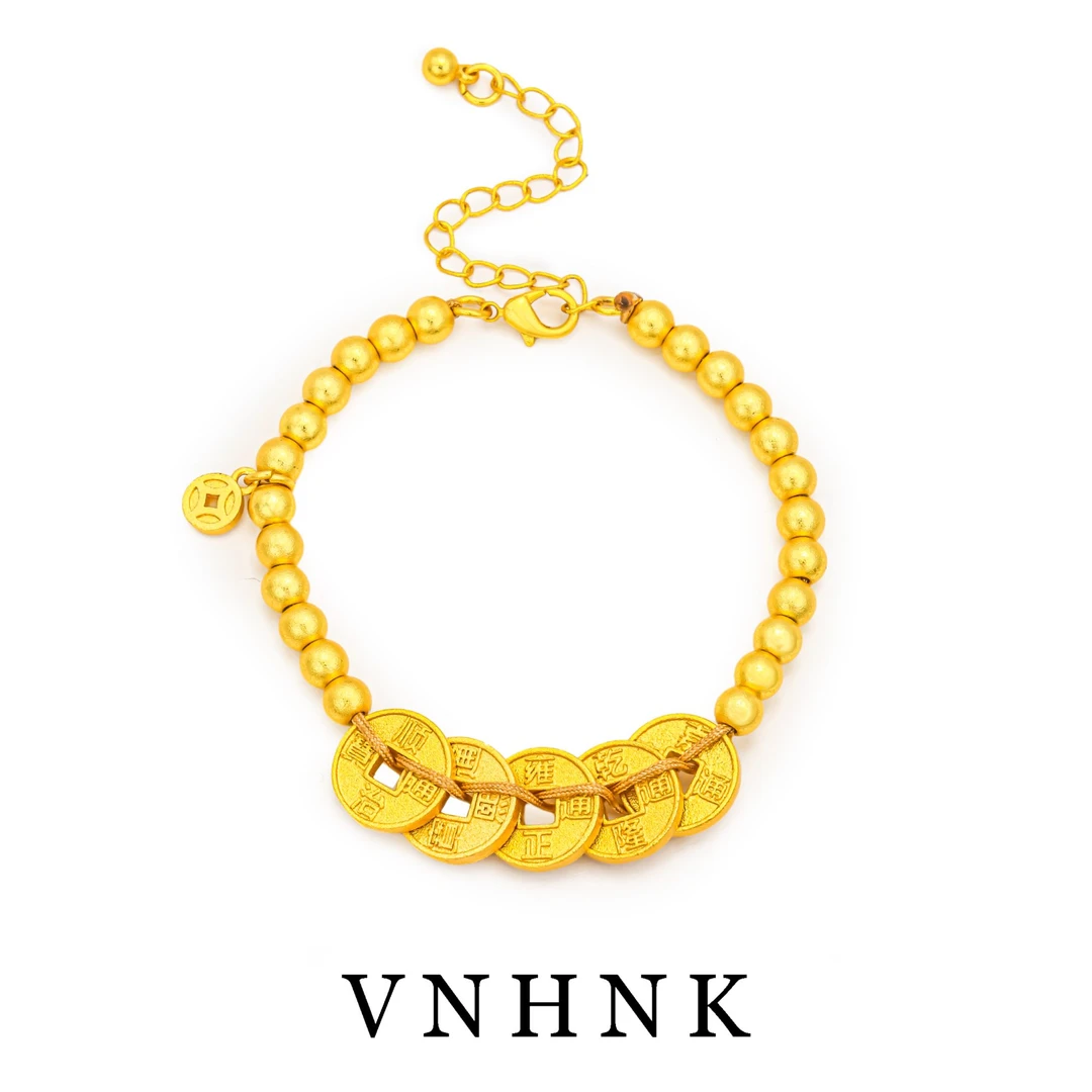 铜合金手链 美可儿  YS1360   金色(4mm22cm)气质手链预售