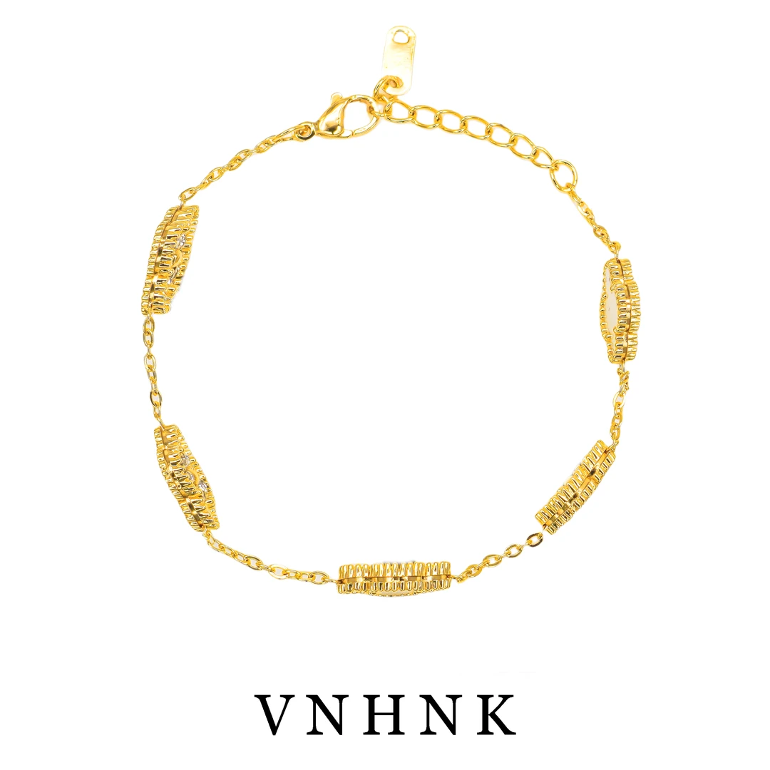 钛钢贝壳手链 美可儿  H291    金色（22cm）时尚气质手链