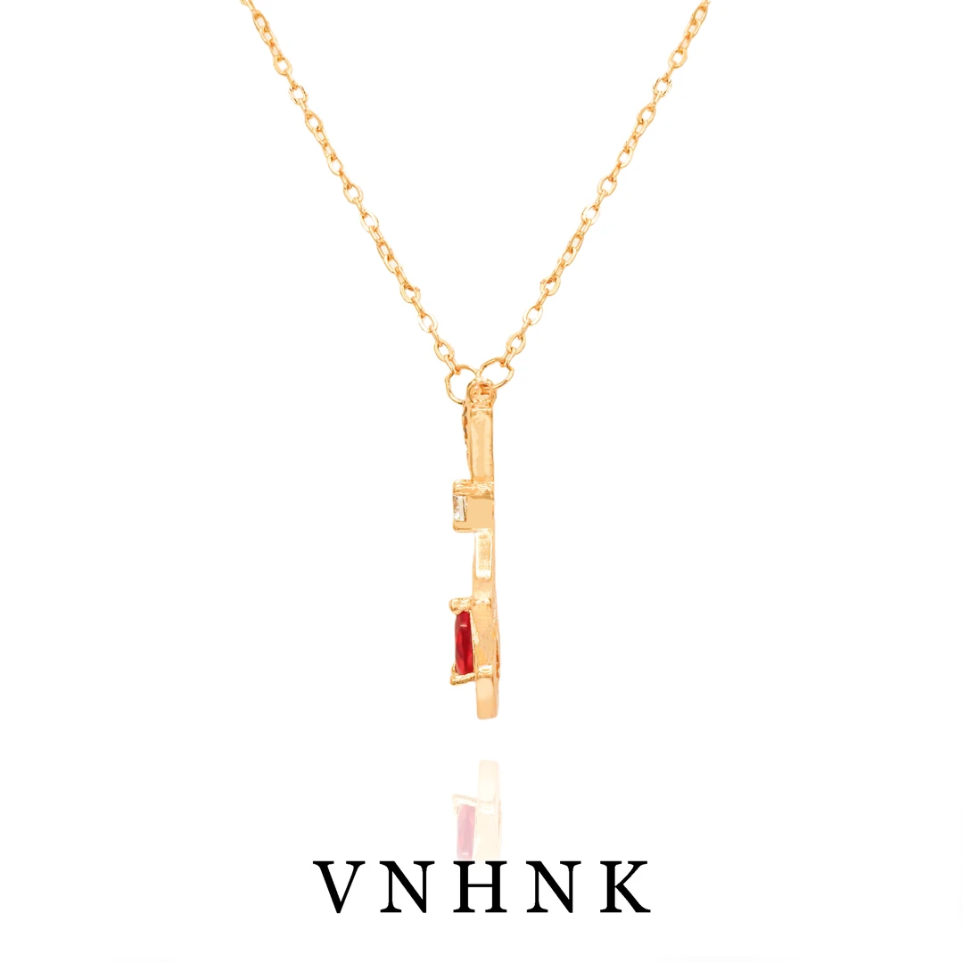 铜合金项链 美可儿  D452  玫瑰色(46cm)时尚百搭项链预售