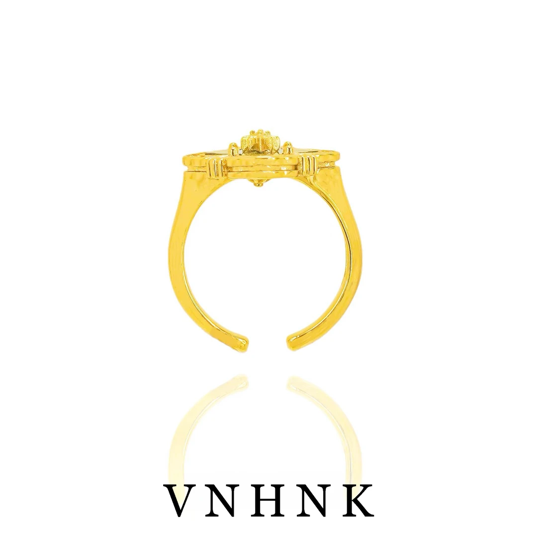 铜合金贝壳戒指 美可儿   M133   金色时尚百搭戒指