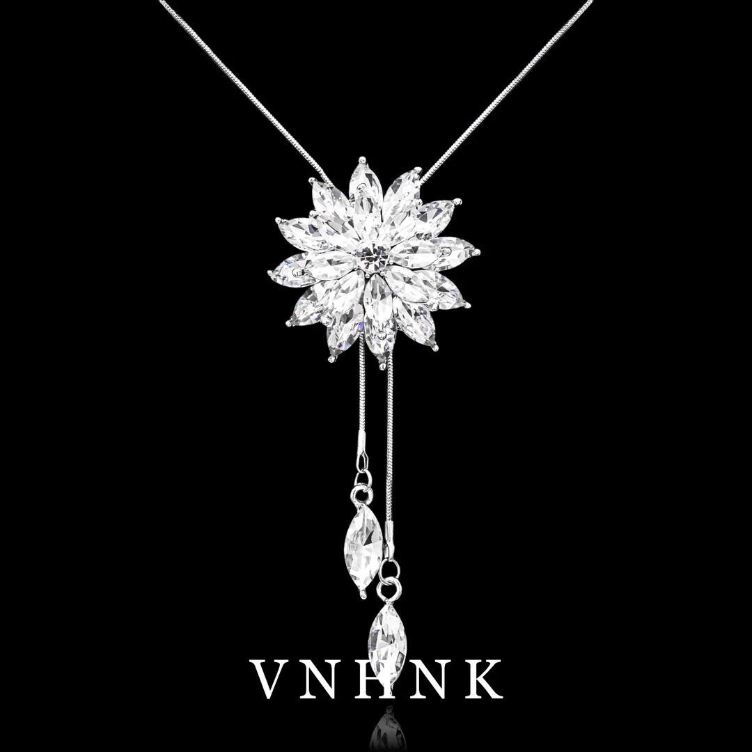 铜合金项链 美可儿  F35    银色（90cm）气质时尚百搭项链