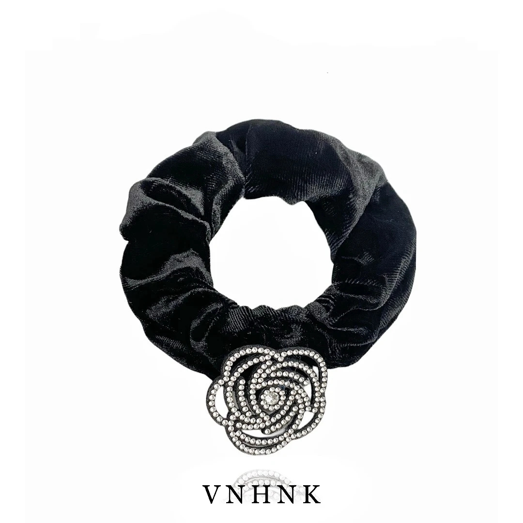 美可儿    H623   黑色气质网红时尚韩版优雅发圈