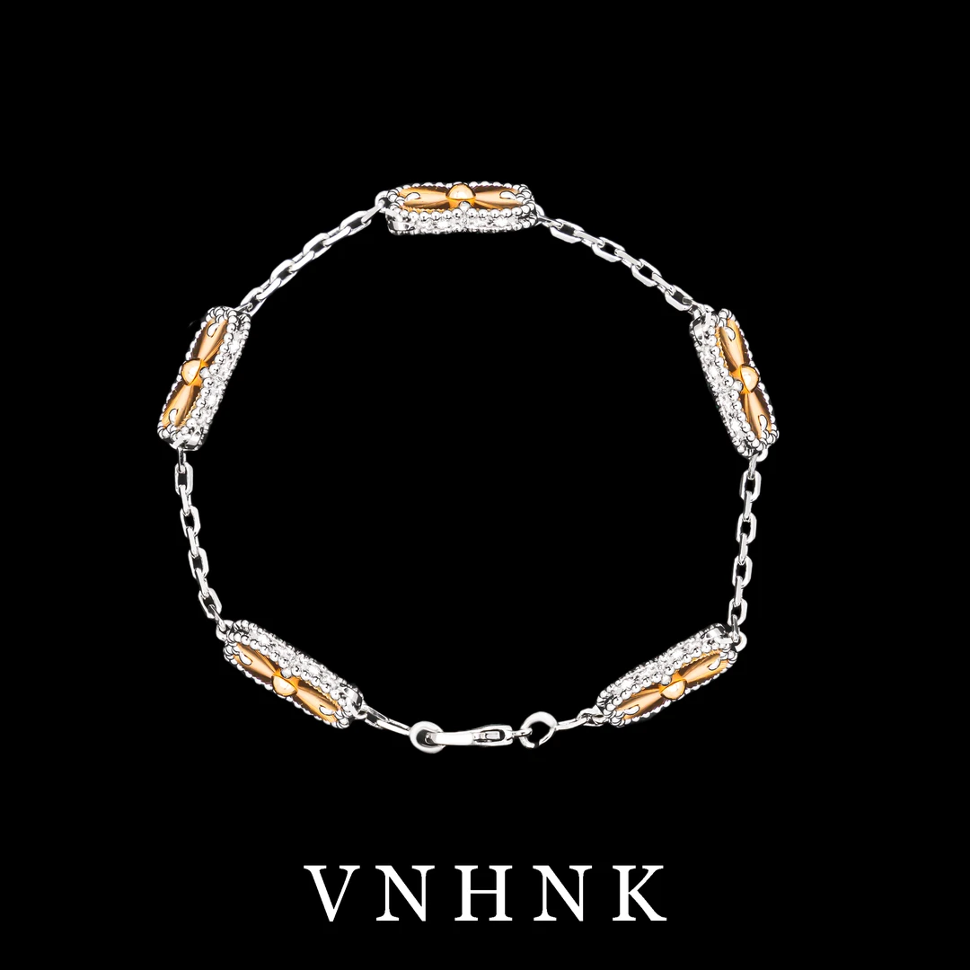 铜合金手链 美可儿   R233   银色（20CM）气质百搭手链