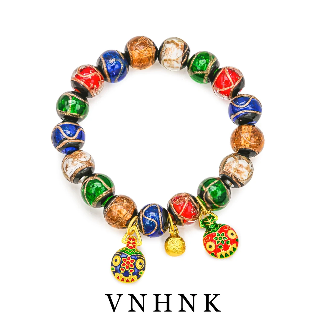 铜合金手链 美可儿   S96   彩色（12mm）时尚百搭手链