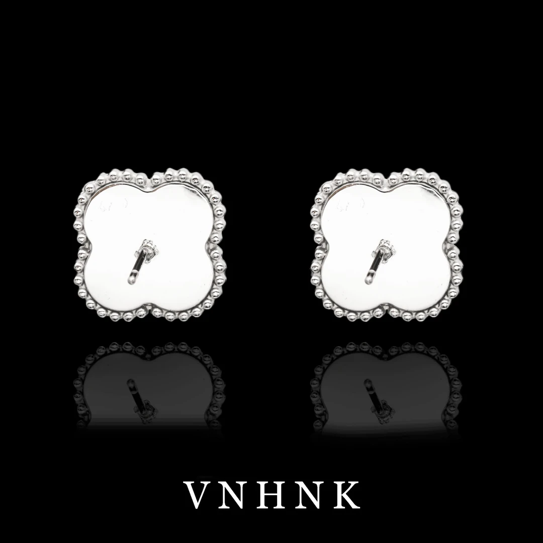 不锈钢耳饰 美可儿   F511   银色小众百搭耳环