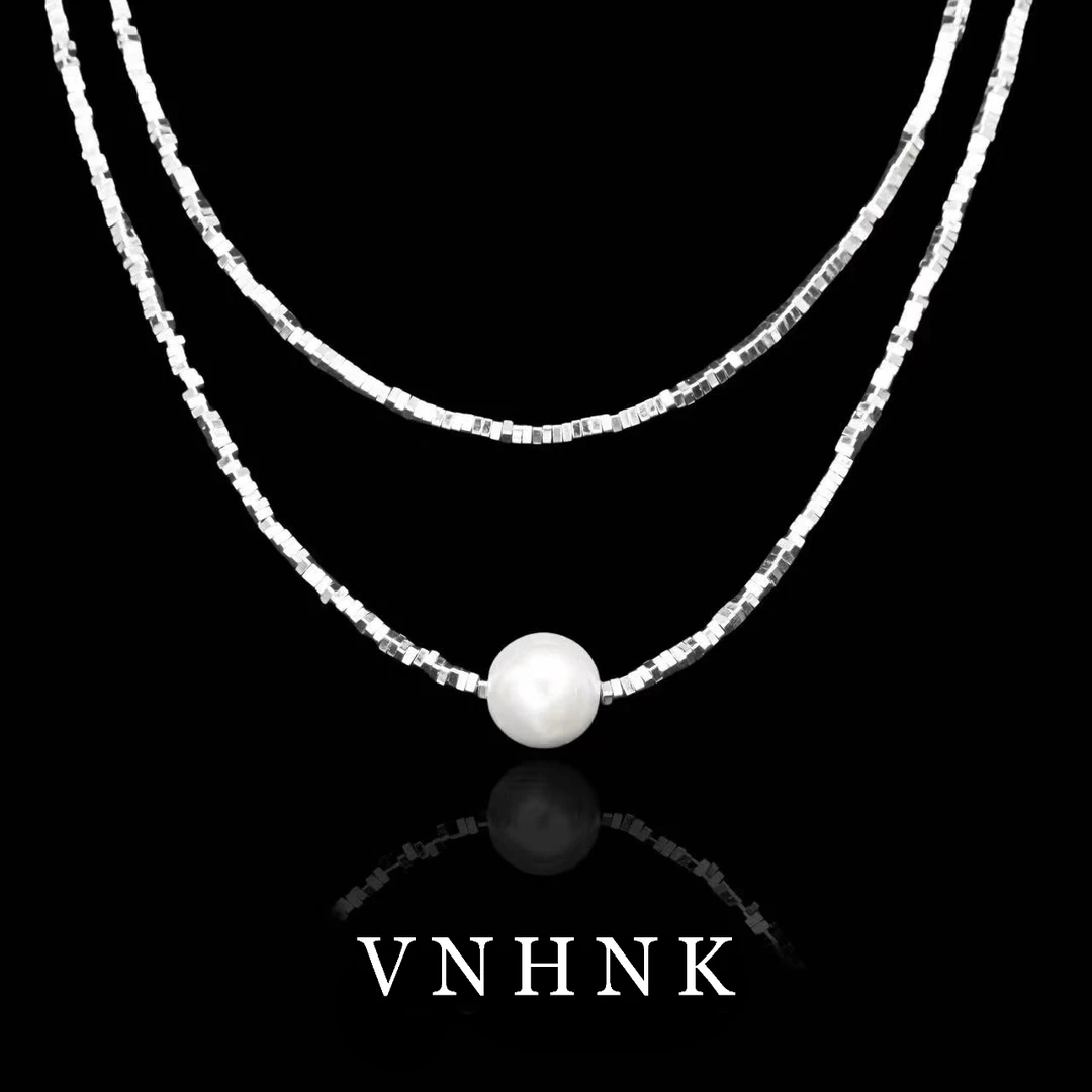 铜合金项链 美可儿   M201  银色时尚气质项链