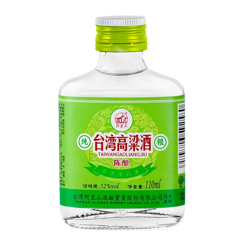 阿嵔山台湾高粱酒固态纯粮白酒小瓶装浓香型粮食酒小酒52度110ml