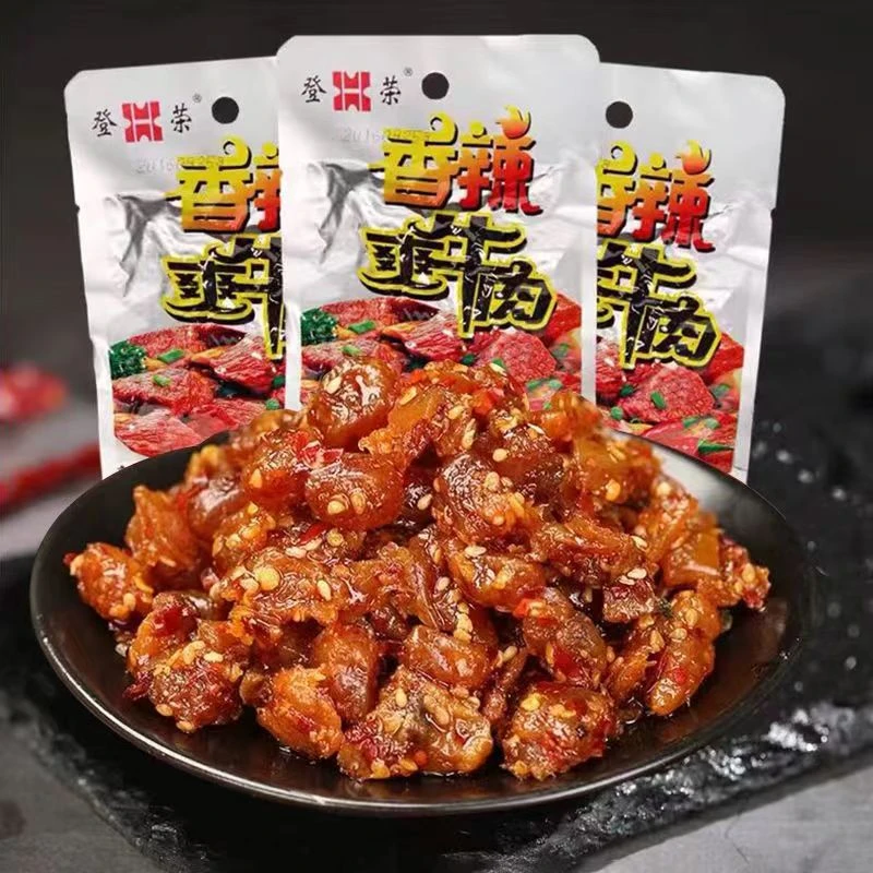 登荣香辣爽牛肉麻辣味爽口鸡辣子鸡重庆风味美食休闲辣条零食小吃