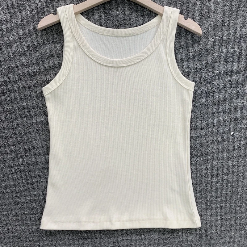 SY129 【柜订单】女士高克重背心打底百搭款简约