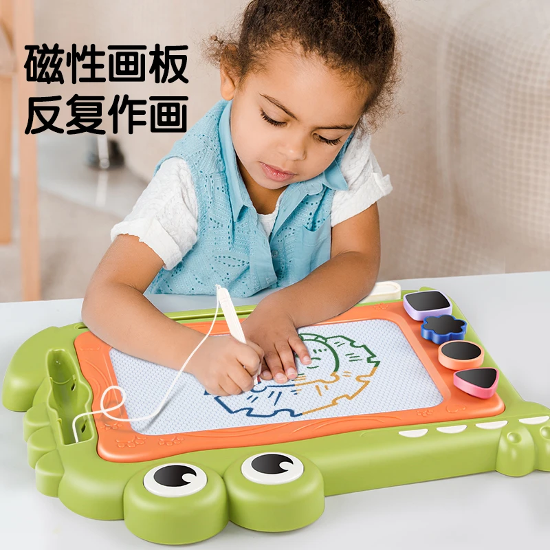 儿童画板磁性涂鸦板手绘板0-3-6岁家用宝宝2写字学画画益智大玩具