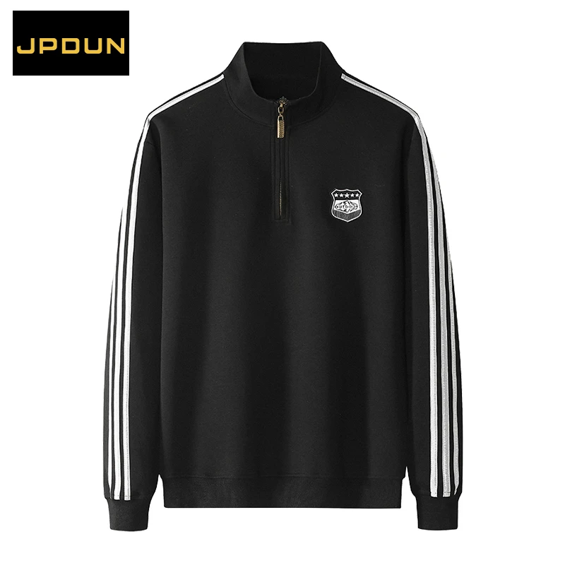 【正品 专柜原版】男士立领半拉链卫衣男宽松运动套头外套63A02