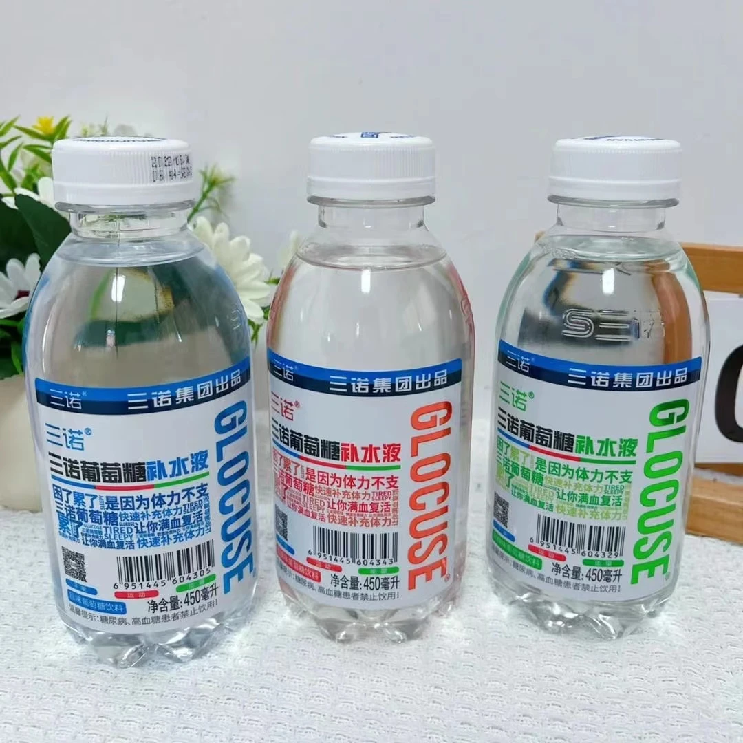 （2024年6月份到期/整箱15瓶）三/诺葡萄糖补水液运动健身饮料450ml