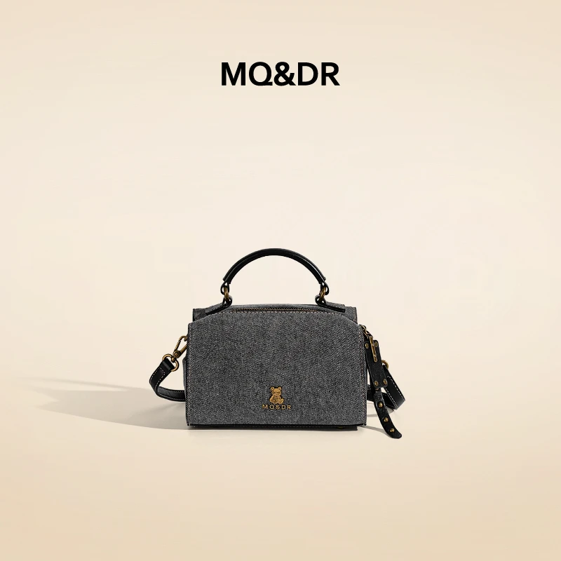 MQ&DR【繁星落城】原创设计高级感小众牛仔小方包2024新款单肩包