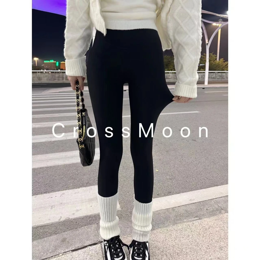 【千一专属】加绒黑色瑜伽裤小脚裤30064D10011