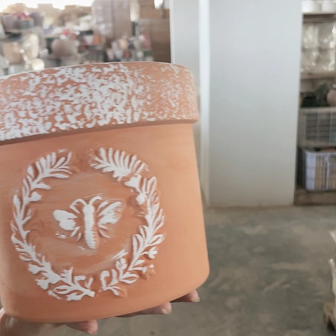 【闪购商品】红陶20CM以下经典擦白蜜蜂16-15