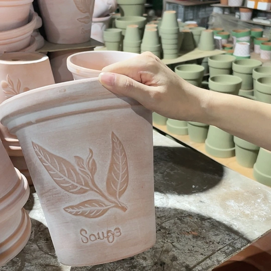 【闪购商品】红陶20CM（含）-50CM（不含）复古香草20-20