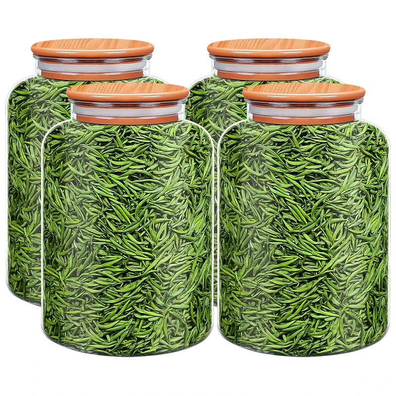 新茶特级浓香雀舌绿茶茶叶明前春茶竹叶嫩芽湄潭散装罐装