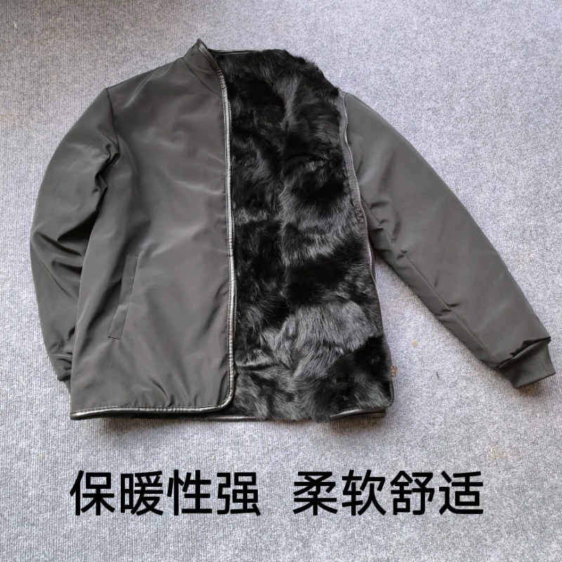 冬季拉链常规款皮衣百搭保暖毛领羊皮毛一体冬款韩版休闲加厚外套