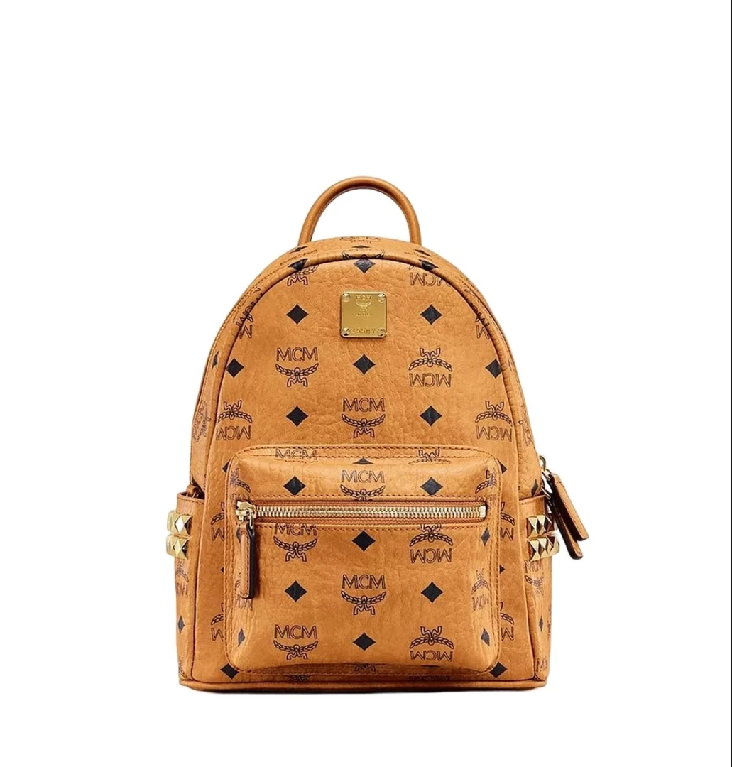 95新 MCM MCM 干邑色mini双肩包 15363
