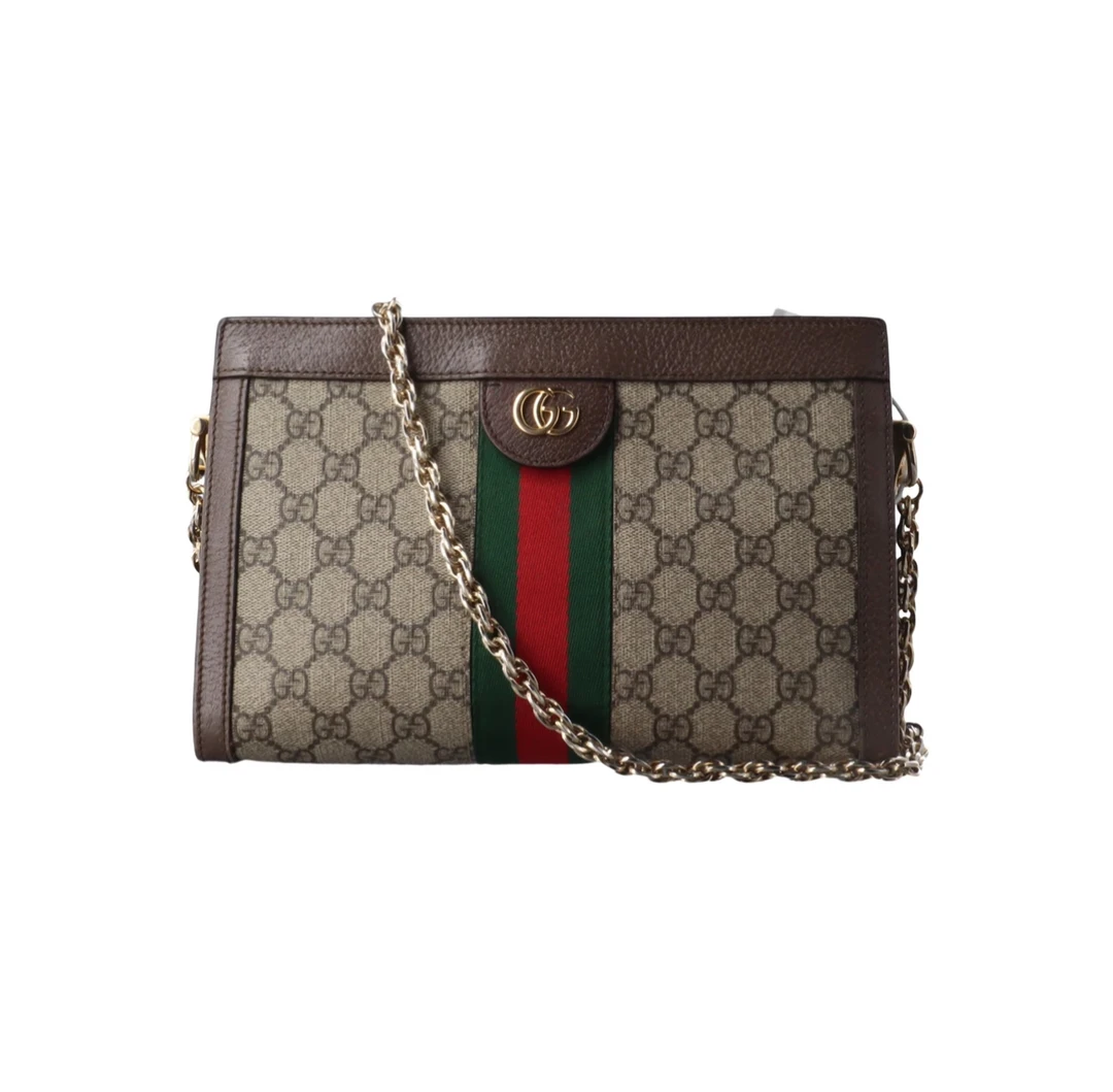 95新 GUCCI/古驰 GUCCI/古驰 ophidia老花链条包 36462