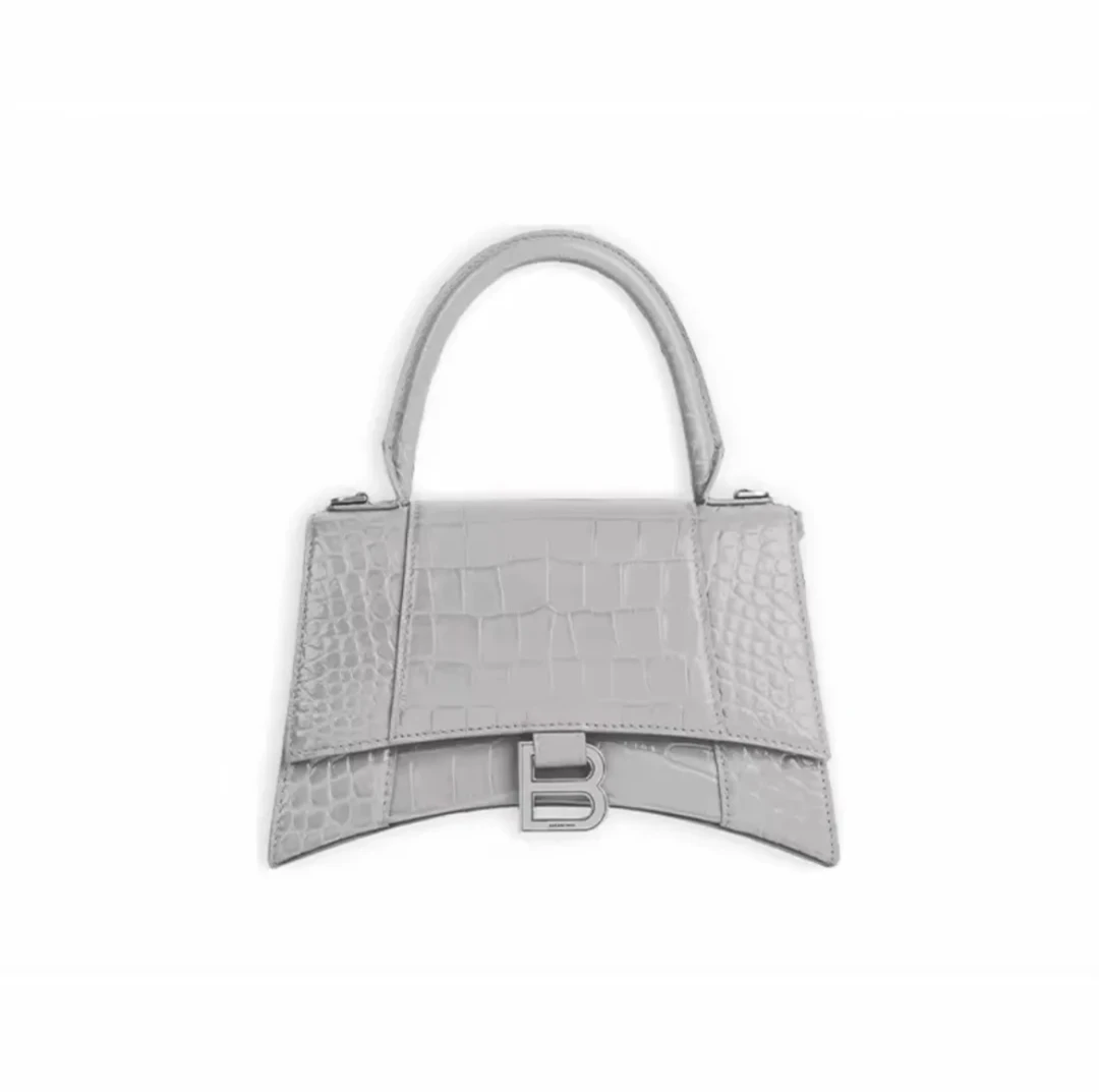 95新 Balenciaga/巴黎世家 巴黎世家 牛皮沙漏单肩斜挎包 78315