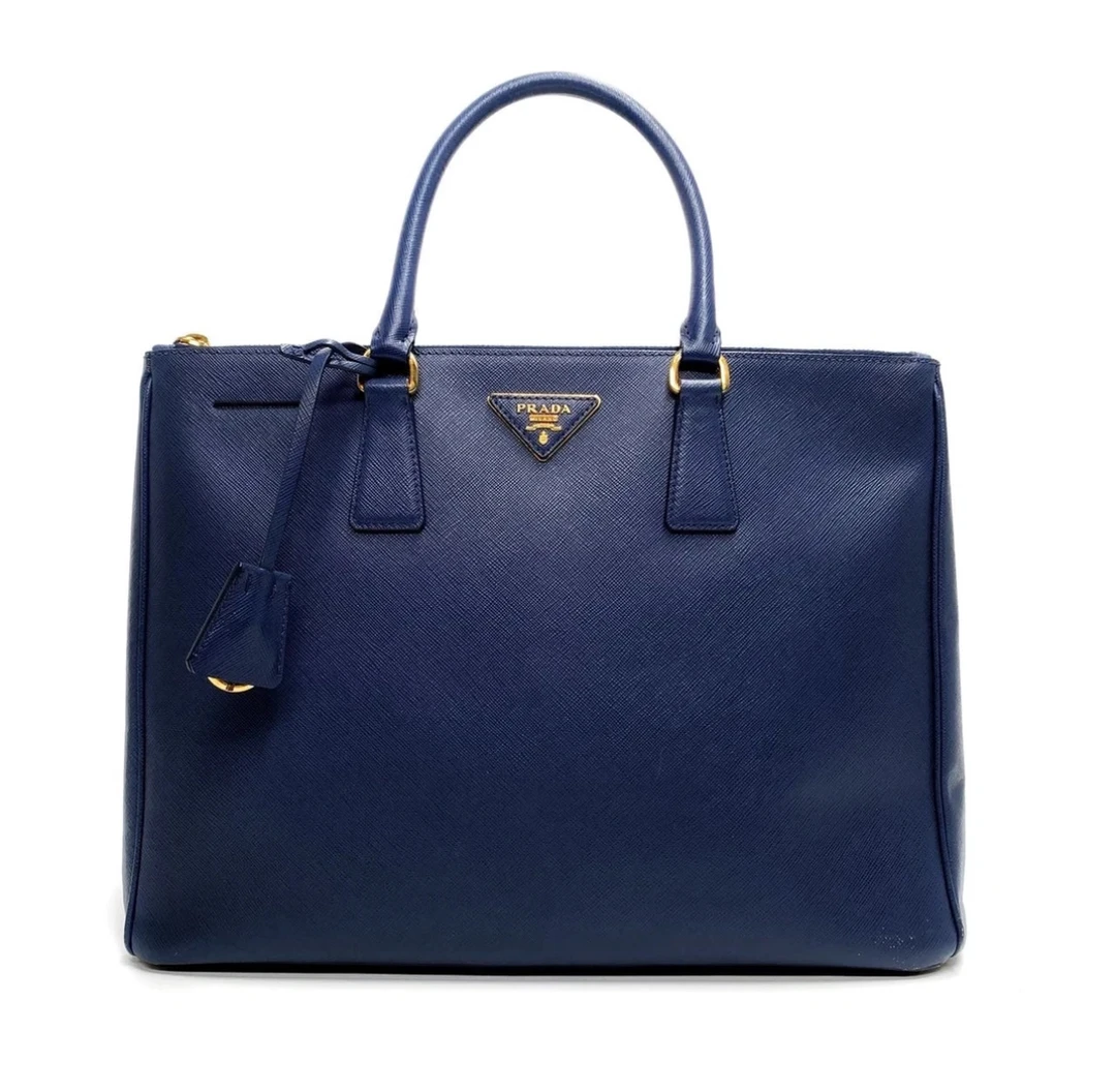95新 Prada/普拉达 PRADA/普拉达  蓝色杀手手提包 大号