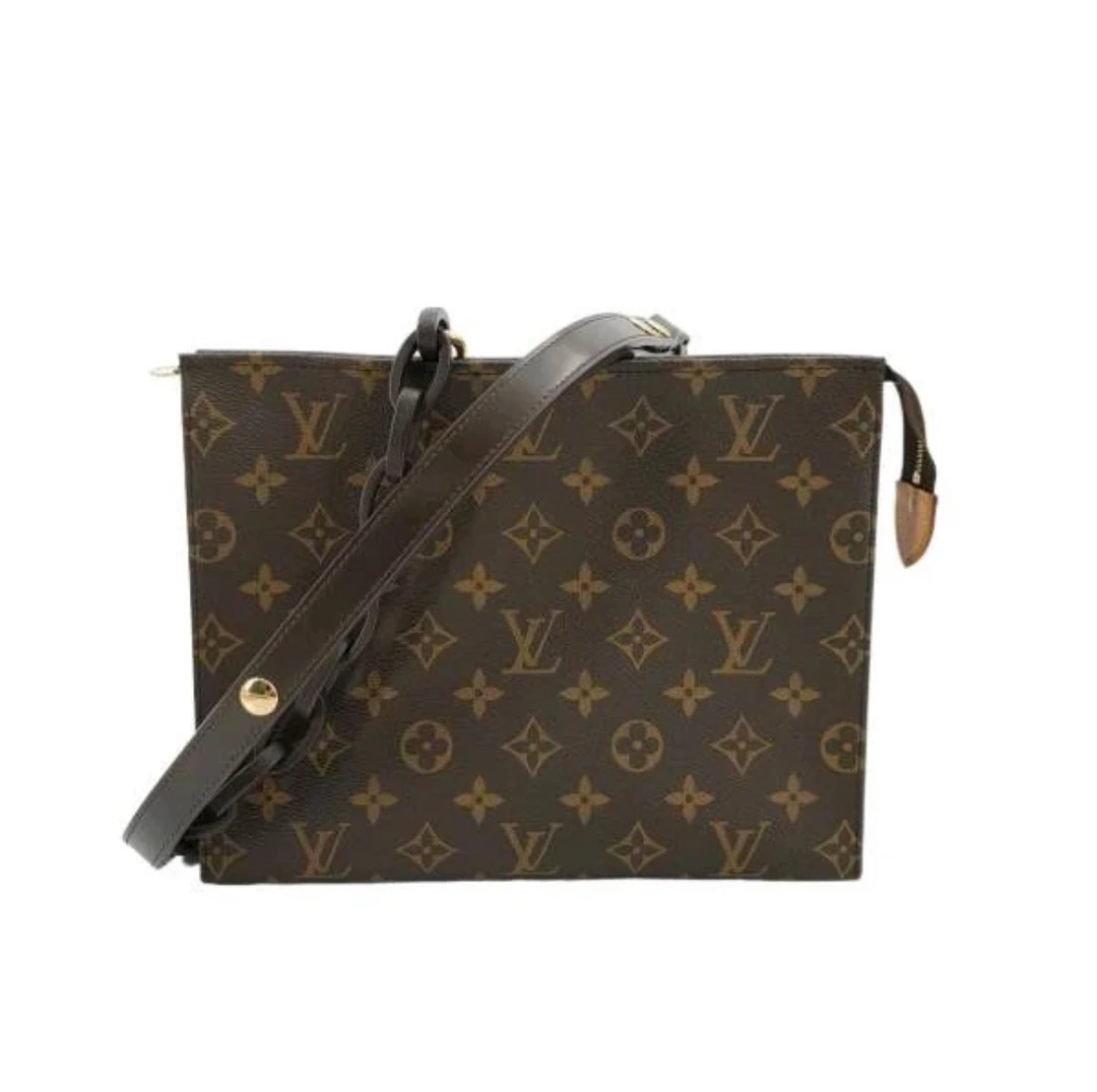 95新 LouisVuitton/路易威登 LV 26洗漱老花单肩包 F25713