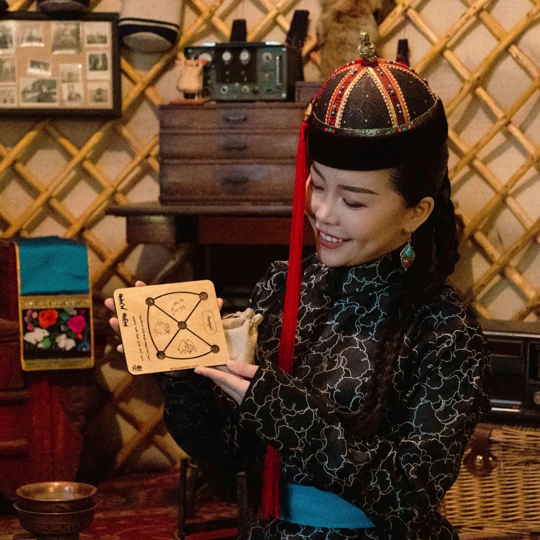 驼印 蒙古族传统棋类 2人 少数民族特色桌游