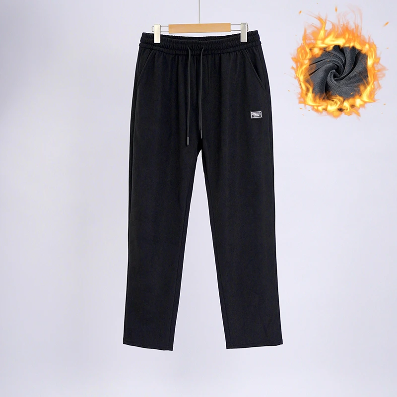 男士男款直筒裤秋冬加绒加厚休闲裤博奥绒长裤裤子男士裤子秋冬