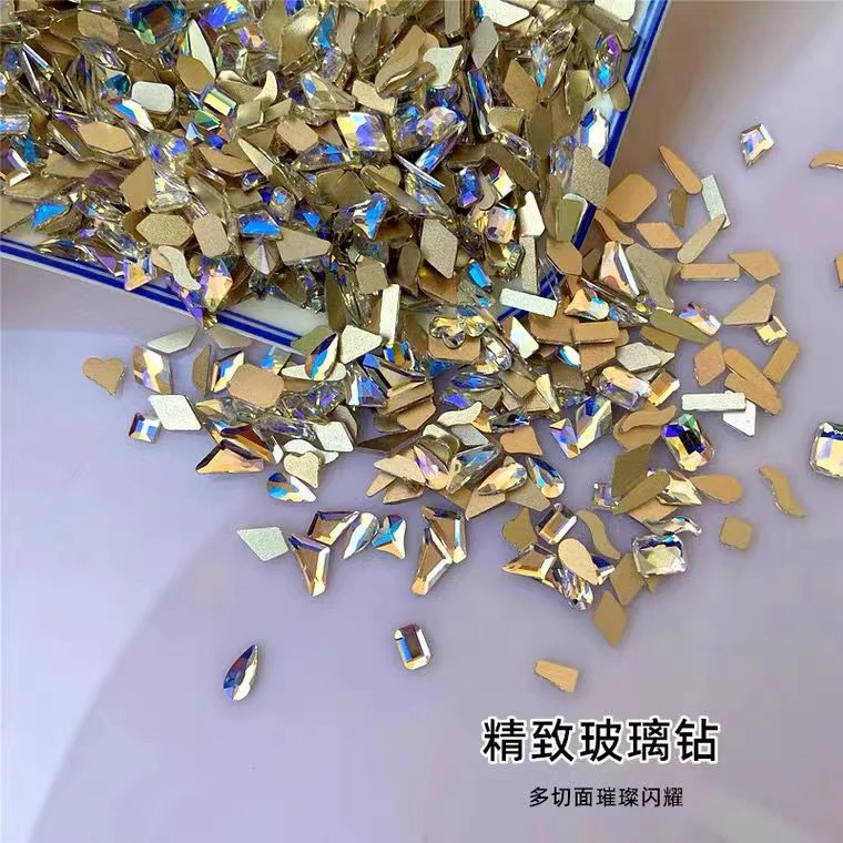 平底异形钻（两款颜色可选）-美甲饰品