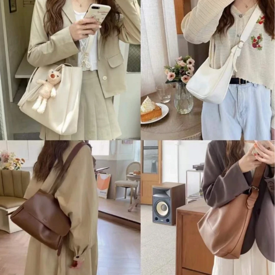 【A481-A500】2024春夏小众包包时尚女士百搭简约单肩斜跨包洋气