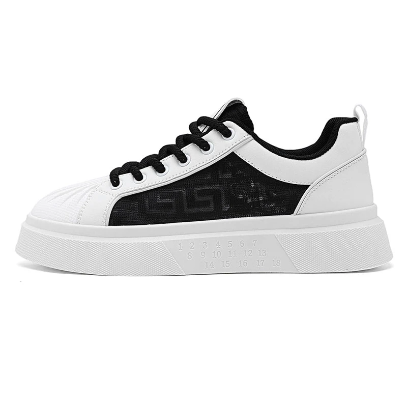 Wa&Na 经典时尚百搭情侣夏季男士低帮夏秋季布面透气增高潮鞋