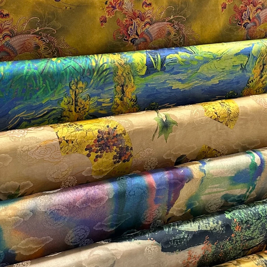 九畹定制面料【红云纱】新春福利