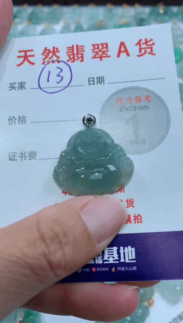 【闪购商品】翡翠颈饰未镶嵌天然A货翡翠