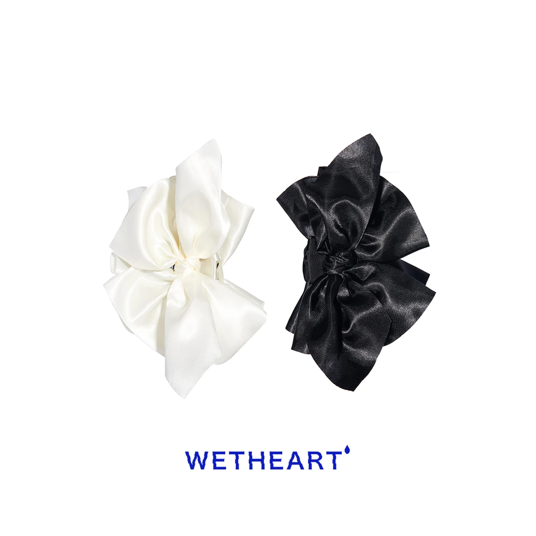 WET HEART原创设计ins仙女气质超仙Mini鸳鸯多层花发夹头饰发饰