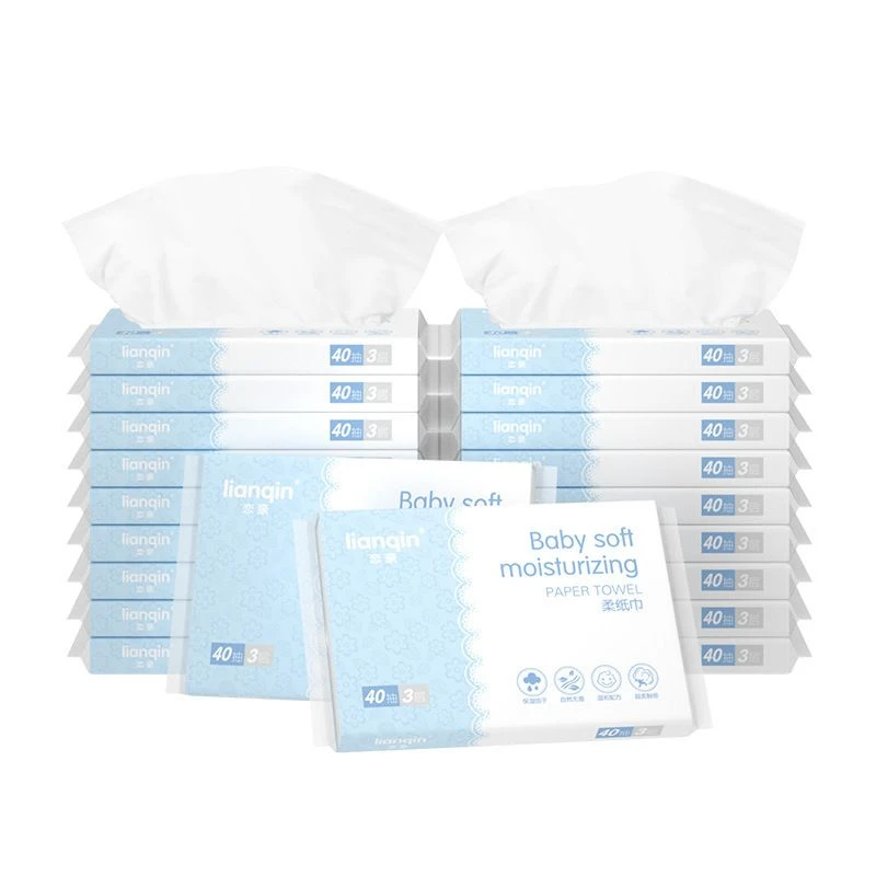 恋亲新生儿婴幼儿保湿柔纸巾40包