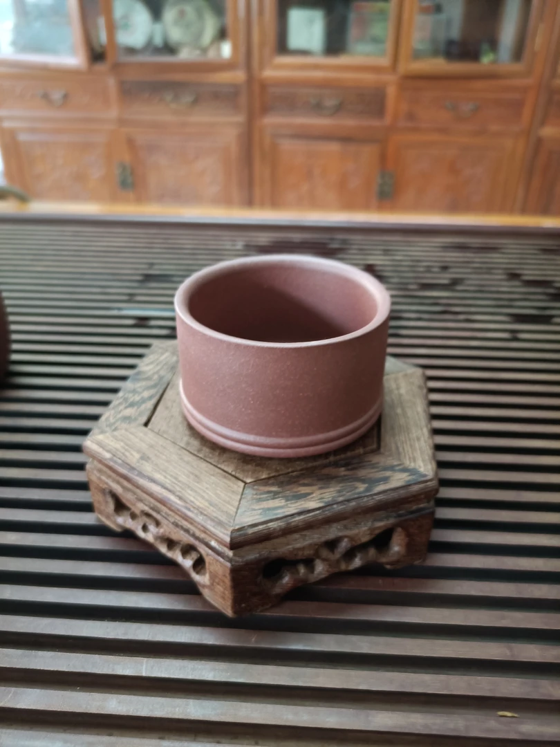 宜兴紫砂  紫泥  小杯