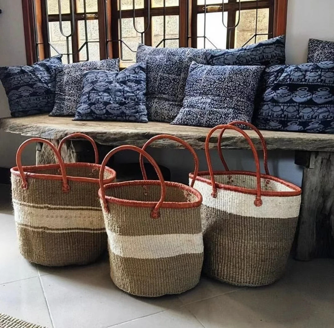 直播选款 非洲剑麻包手工编织单肩(手工编织无完美，介意勿拍！)