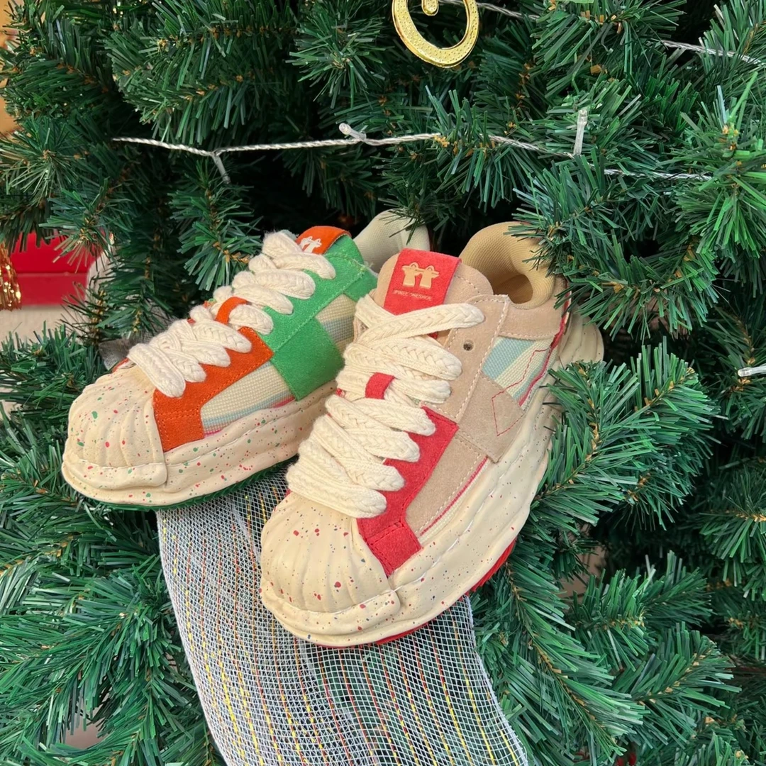 ONESHOE泼墨彩色男女款2024情侣鞋UP39960A