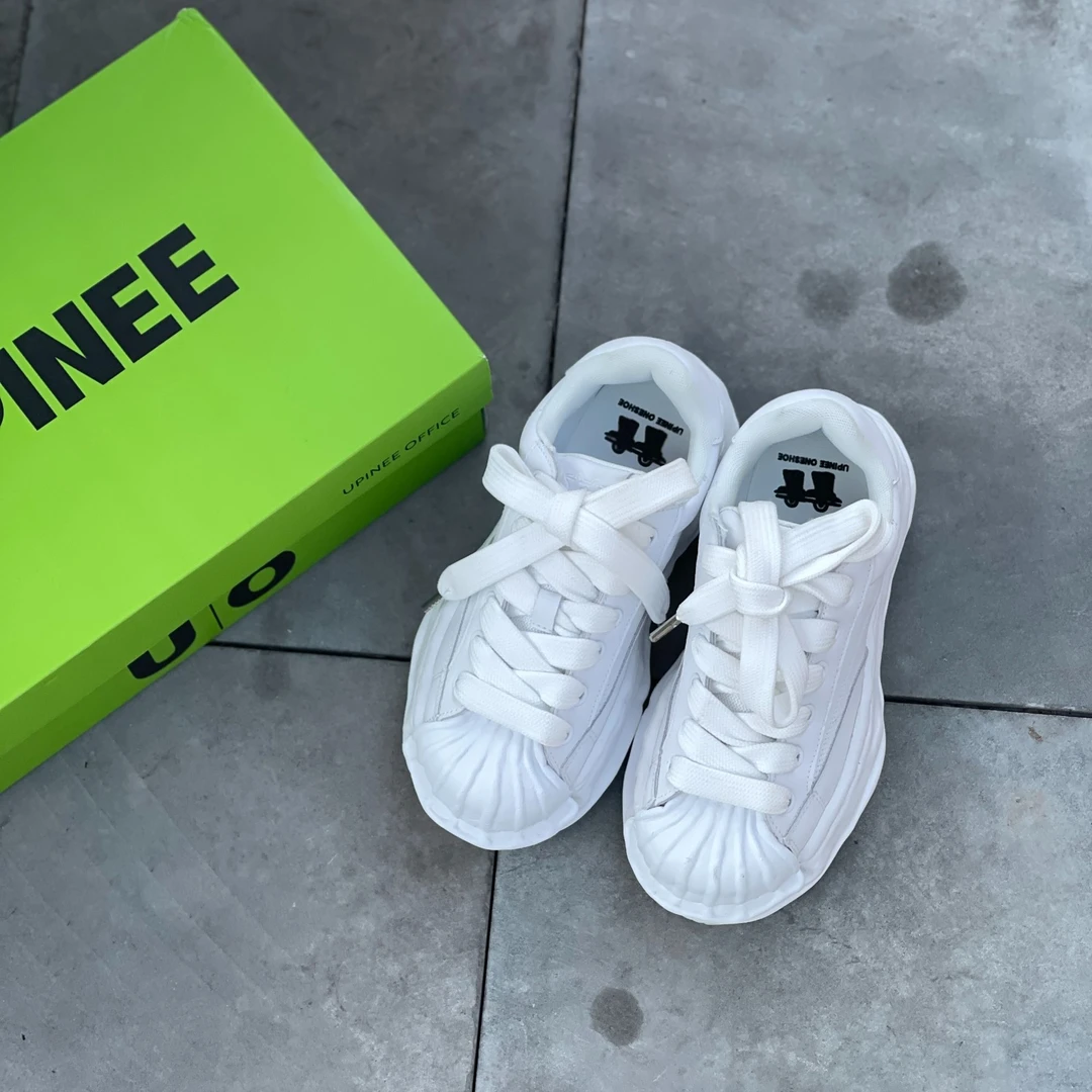 （ONESHOE潮搭专属）小白鞋男女款潮牌搭厚底增高情侣鞋UP021