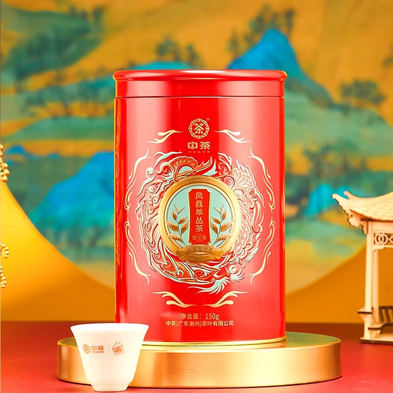 中茶潮州凤凰单枞茶高山一级春茶鸭屎香蜜兰香单丛茶叶国潮礼品装