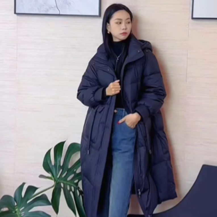 高斯雪岚冬季新款连帽羽绒服24418578