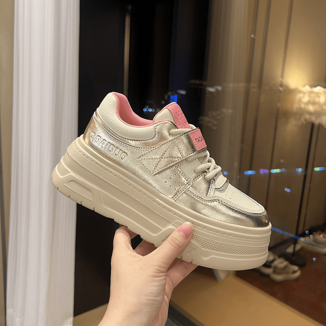 【现货·GDO低帮】增高6cm厚底低帮鞋百搭女运动休闲鞋759-1