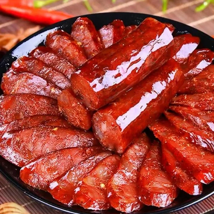 腊肠湖南腊香十足手工自制农家好吃地道灌制烟熏腌制营养