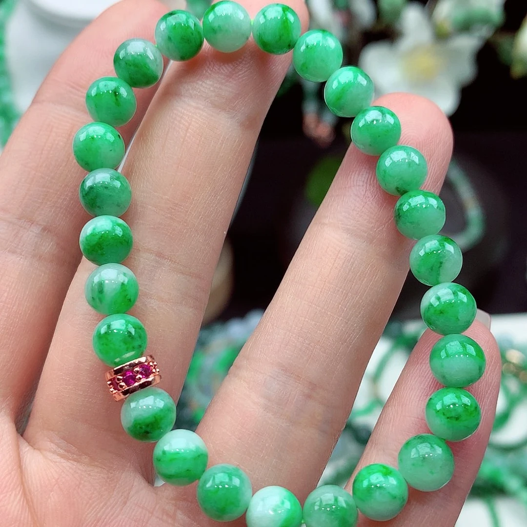 翡翠手链未镶嵌手链