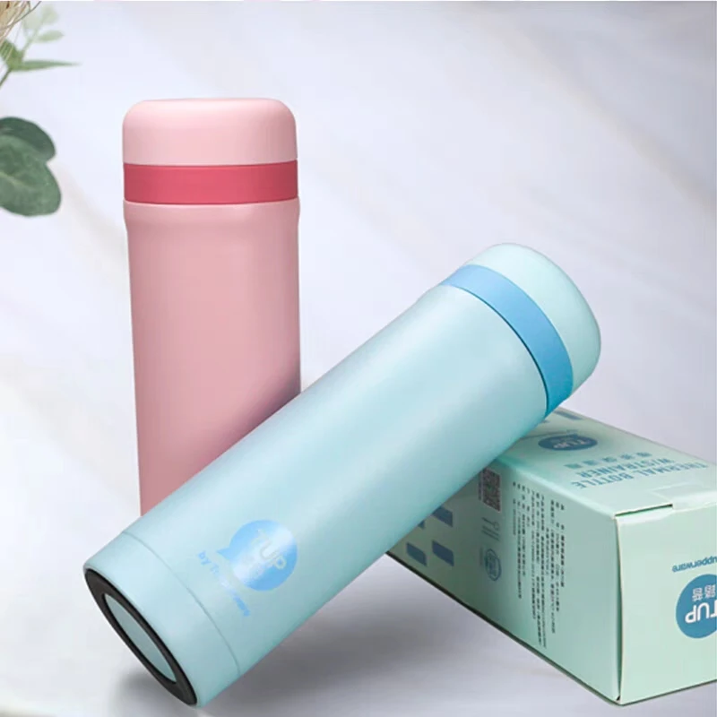 暖茶保温杯350ml真空不锈钢带茶隔高颜值保温杯女生时尚顺丰包邮