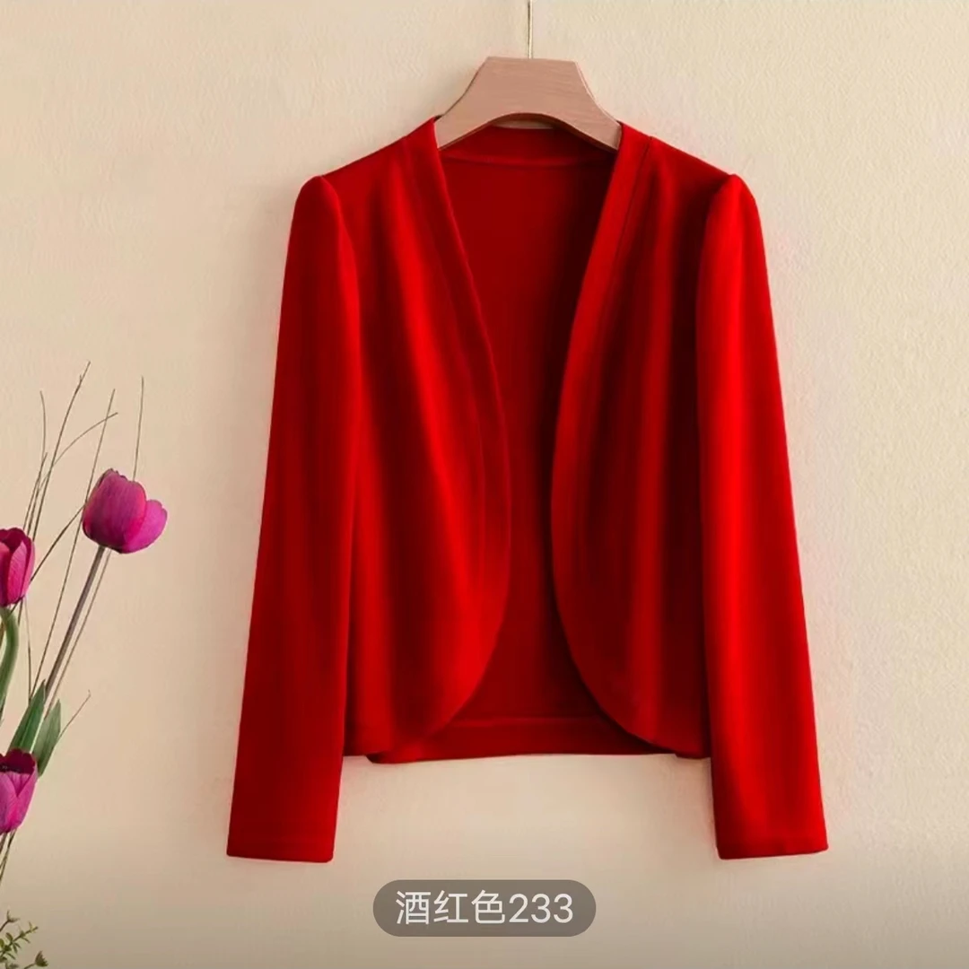 春夏新款防晒女款外搭开衫显瘦披肩上衣早秋款长袖披肩