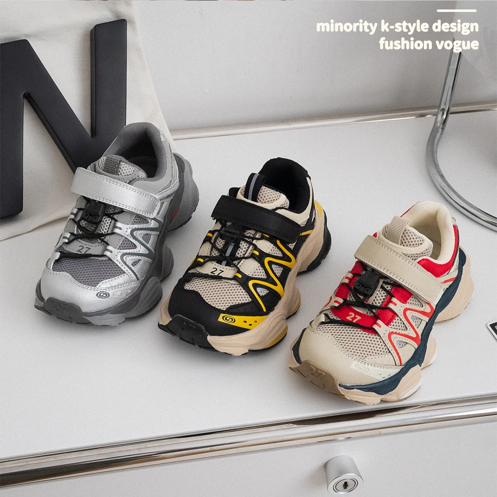 儿童春夏双网男女童老爹鞋240085时尚宝宝软底休闲百搭小童